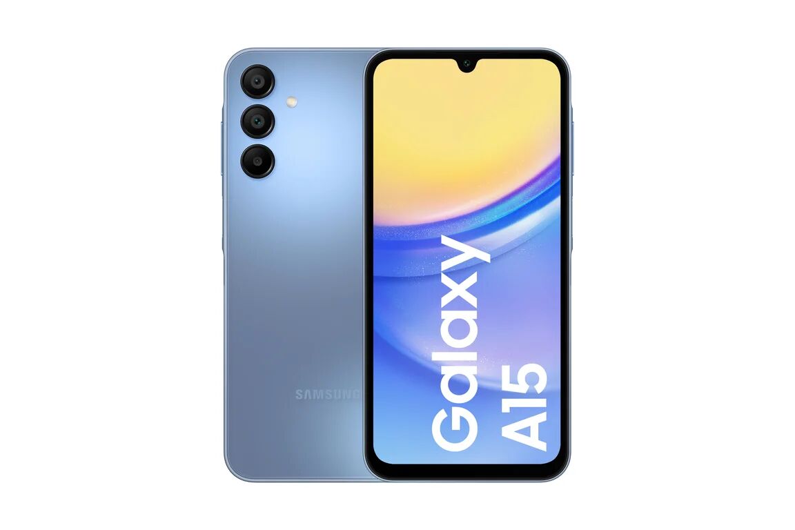 Samsung Galaxy A15 (4G) 128 Go, Bleu, débloqué - Neuf