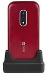 Doro 7030 - rouge - 4G - GSM - téléphone mobile