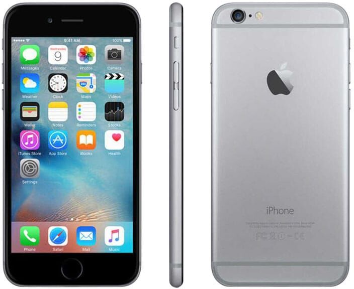 APPLE iPhone 6s 16 GO Sideral Grey reconditionné grade A+