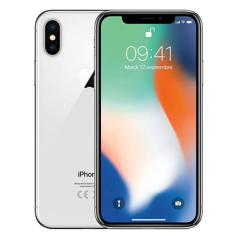 APPLE IPHONE X 64 GO SILVER RECONDITIONNE GRADE A+