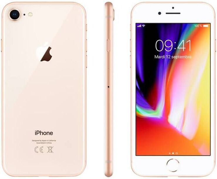 APPLE IPHONE 8 64 Go GOLD RECONDITIONNÉ GRADE ECO + COQUE