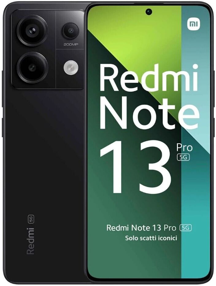 Xiaomi Redmi Note 13 Pro Double Sim 5G 8G0+256G0 - Noir