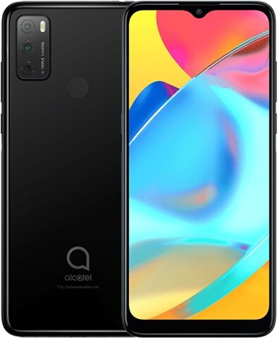 Refurbished: Alcatel 3L 2021 64GB Black, Eir B