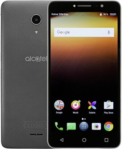 Refurbished: Alcatel A3 XL 16GB Grey, Tesco B