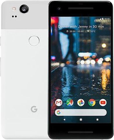 Refurbished: Google Pixel 2 128GB Clearly White, Unlocked B