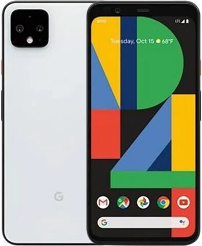 Refurbished: Google Pixel 4 128GB White, Unlocked B