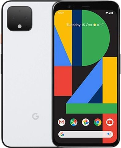 Refurbished: Google Pixel 4 XL 128GB White, Unlocked B