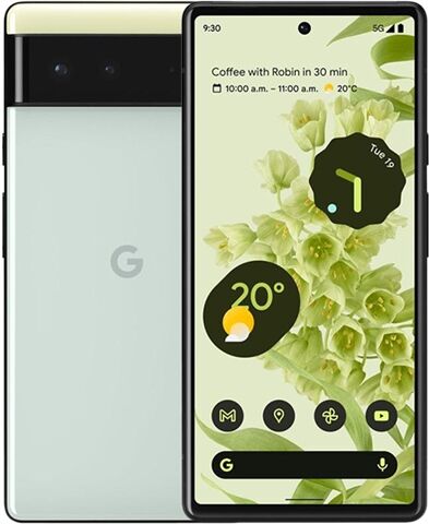 Refurbished: Google Pixel 6 128GB Sorta Seafoam, Unlocked B