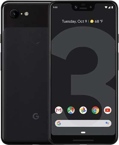 Refurbished: Google Pixel 3 XL 64GB Just Black, Unlocked B