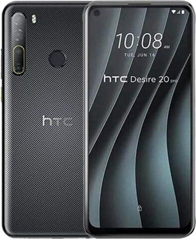 Refurbished: HTC Desire 20 Pro 128GB Smoky Black, Unlocked A