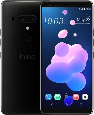 Refurbished: HTC U12 Plus 64GB Ceramic Black, Unlocked C