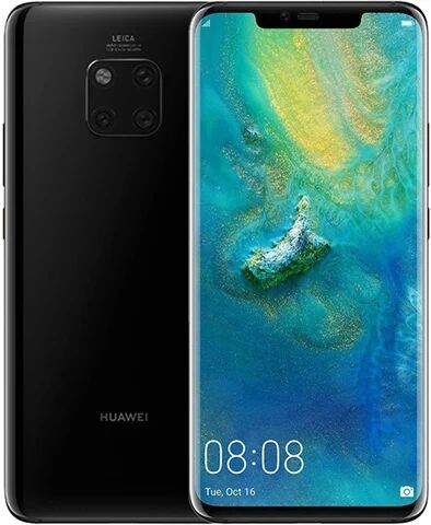 Refurbished: Huawei Mate 20 Pro 128GB Black, Unlocked B