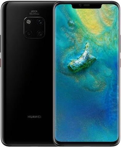 Refurbished: Huawei Mate 20 Pro 128GB Black, Unlocked C