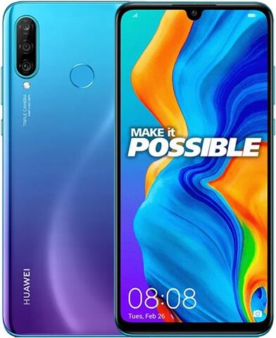 Refurbished: Huawei P30 Lite 4GB+128GB Peacock Blue, Eir B