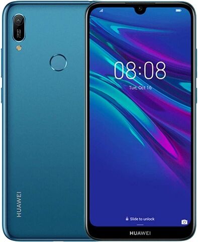 Refurbished: Huawei Y6 2019 Dual Sim 32GB Sapphire Blue, Unlocked B