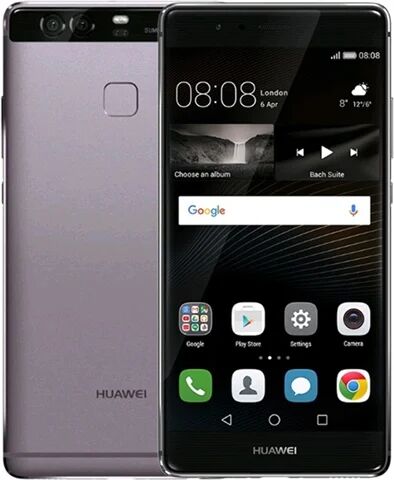 Refurbished: Huawei P9 32GB Titanium Grey, 3 B