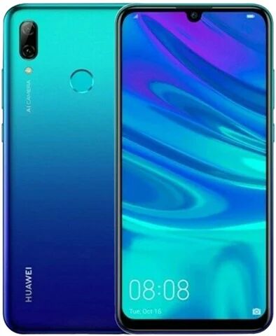 Refurbished: Huawei P Smart (2019) 64GB Aurora Blue, 3 B