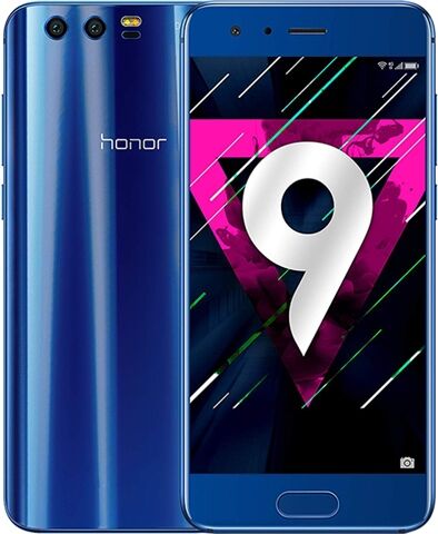 Refurbished: Huawei Honor 9 Dual Sim 64GB Blue, Unlocked B