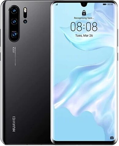 Refurbished: Huawei P30 Pro Single Sim 8GB+128GB Black, Vodafone B