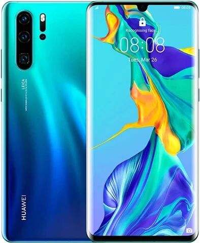 Refurbished: Huawei P30 Pro Single Sim 8GB+128GB Aurora, Eir B