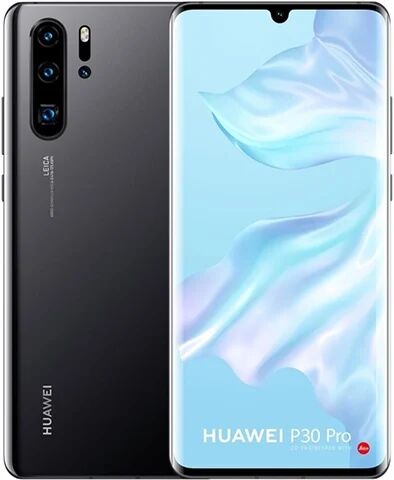 Refurbished: Huawei P30 Pro Dual Sim 256GB Black, Unlocked C