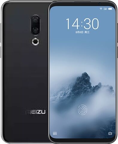 Refurbished: Meizu 16 Dual Sim (6GB+64GB) Midnight Black, Unlocked B