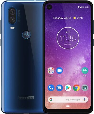 Refurbished: Motorola One Vision (4GB+128GB) Sapphire Gradient, Unlocked A