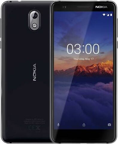 Refurbished: Nokia 3.1 16GB Black, Unlocked B