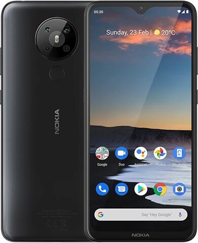 Refurbished: Nokia 5.3 Dual Sim (4GB+64GB) Charcoal, Tesco B