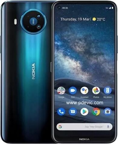 Refurbished: Nokia 8.3 5G (6GB+64GB) Polar Blue, Unlocked B