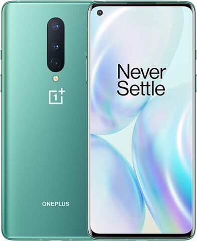 Refurbished: OnePlus 8 8GB+128GB Glacial Green, Unlocked B