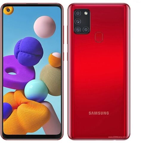 Refurbished: Samsung Galaxy A21S 32GB Red, Unlocked B