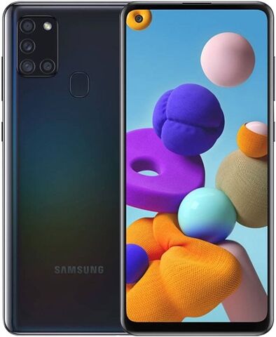 Refurbished: Samsung Galaxy A21S Dual Sim 32GB Black, Unlocked C