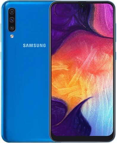 Refurbished: Samsung Galaxy A50 Dual Sim (4GB+128GB) Blue, Unlocked C