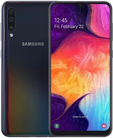 Refurbished: Samsung Galaxy A50 Dual Sim (4GB+64GB) Black, Unlocked B