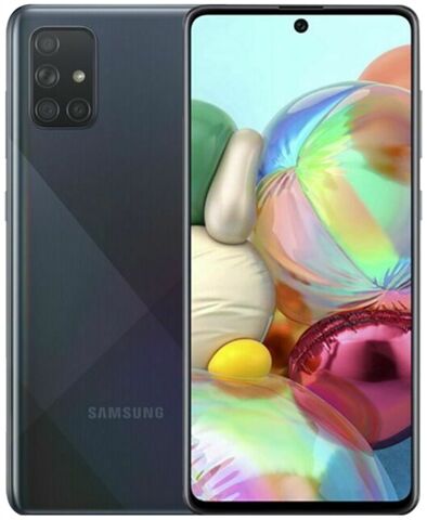 Refurbished: Samsung Galaxy A71 Dual Sim (6GB+128GB) Crush Black, Unlocked B