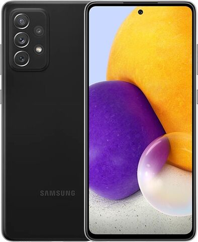 Refurbished: Samsung Galaxy A72 4G (8GB+128GB) Awesome Black, Unlocked A