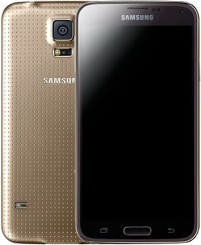 Refurbished: Samsung Galaxy S5 16GB Gold, Vodafone B