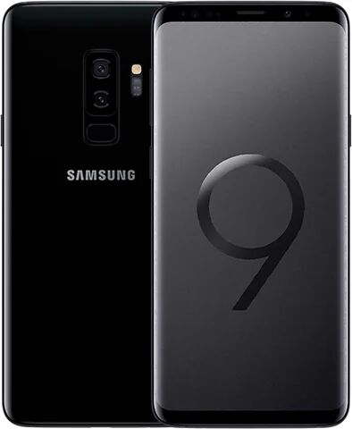 Refurbished: Samsung Galaxy S9 Plus 64GB Midnight Black, Unlocked C