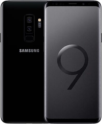Refurbished: Samsung Galaxy S9 Plus 128GB Dual Sim Midnight Black, Unlocked B