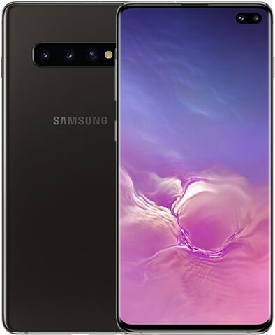 Refurbished: Samsung Galaxy S10 Plus Dual Sim 512GB Ceramic Black, Unlocked B