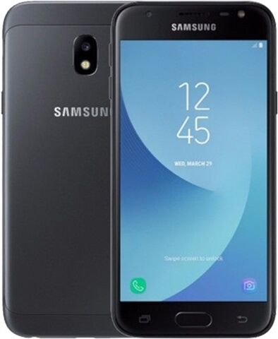 Refurbished: Samsung Galaxy J3 (2017) 16GB Black, 3 B