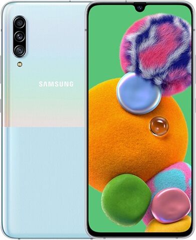 Refurbished: Samsung Galaxy A90 5G 128GB White, Unlocked B