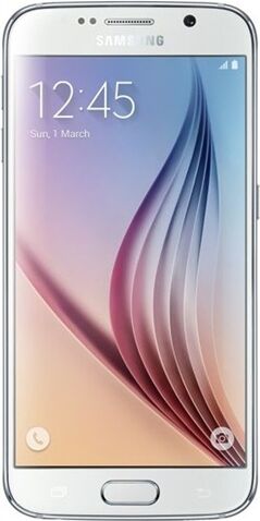 Refurbished: Samsung Galaxy S6 64GB White Pearl, Unlocked B