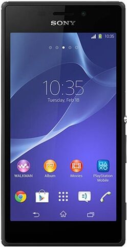 Refurbished: Sony Xperia M2 8GB Black, Eir B