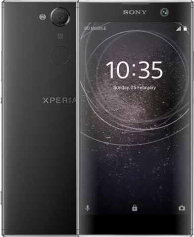 Refurbished: Sony Xperia XA2 32GB Black, 3 B