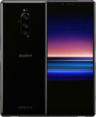 Refurbished: Sony Xperia 1 128GB Black, Unlocked C