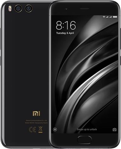 Refurbished: Xiaomi Mi 6 (4GB+64GB) Black, Unlocked B