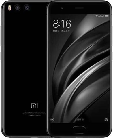 Refurbished: Xiaomi Mi 6 (6GB+64GB) Black, Unlocked B