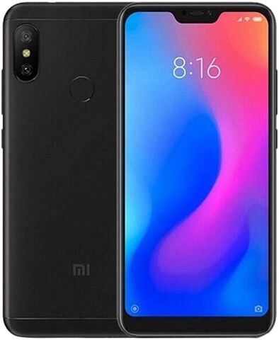 Refurbished: Xiaomi Mi A2 Lite (4GB+64GB) Black, Unlocked B